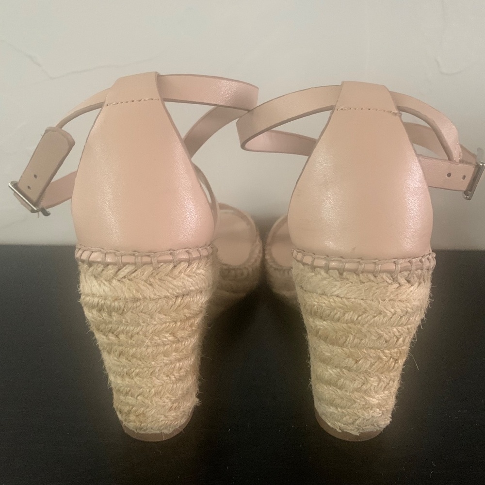 Saks Fifth Avenue Blush Wedges - Picture 3 of 3